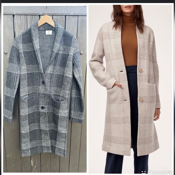 J. Jill Gray Plaid Cardigan Sweater - Picture 9 of 11